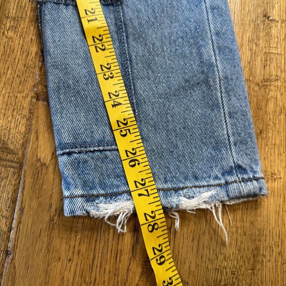 Urban Outfitters BDG Dad Slim Taper Fit Patchwork Jeans Mens 30x30 100% Cotton - Picture 5 of 7